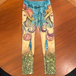 Eagle rock werkshop full length leggings mermaid worn once
